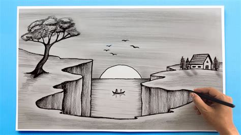 Landscape Drawing Sketch Tutorials: Tips and Tricks